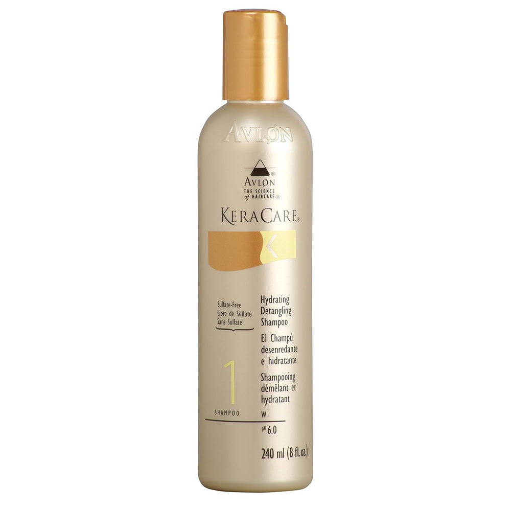 Avlon KeraCare Hydrating Detangling Hair Shampoo Sulfate Free 8Oz (240ml)